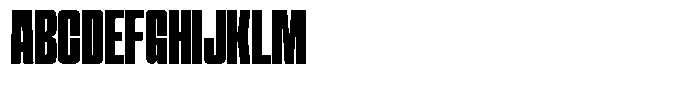 Narrowtone Black Font UPPERCASE