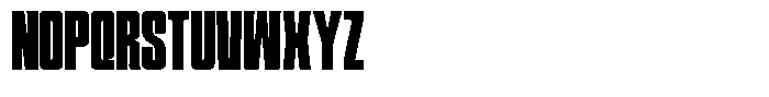 Narrowtone Black Font UPPERCASE