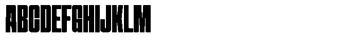 Narrowtone Extra Bold Font UPPERCASE