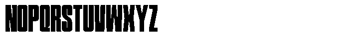 Narrowtone Extra Bold Font UPPERCASE