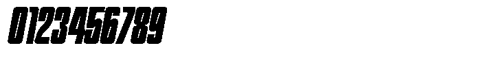 Narrowtone Italic Black Font OTHER CHARS