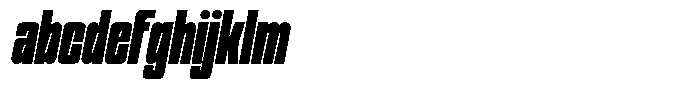 Narrowtone Italic Black FONT