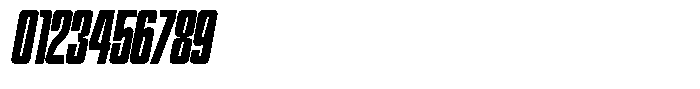 Narrowtone Italic Bold Font OTHER CHARS