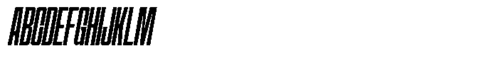 Narrowtone Italic Light Font UPPERCASE