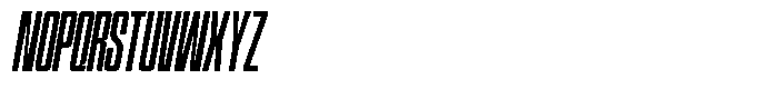 Narrowtone Italic Light Font UPPERCASE