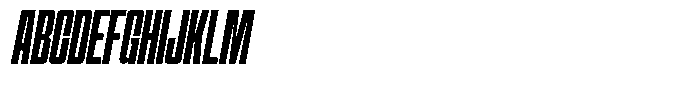 Narrowtone Italic Medium Font UPPERCASE