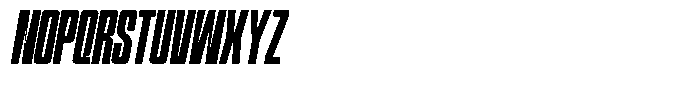 Narrowtone Italic Semi Bold Font UPPERCASE