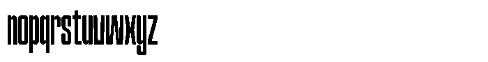 Narrowtone Light Font LOWERCASE