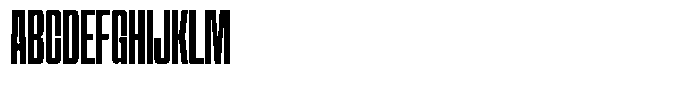 Narrowtone Regular Font UPPERCASE