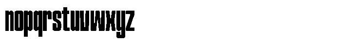 Narrowtone Semi Bold Font LOWERCASE