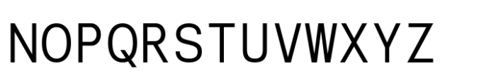 Naru Mono Medium Font UPPERCASE