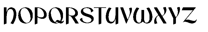 Narvaya Font UPPERCASE