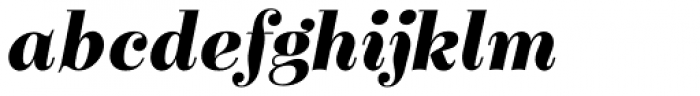 Narziss Text ExtraBold Italic Font LOWERCASE