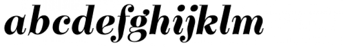 Narziss Text Heavy Italic Font LOWERCASE