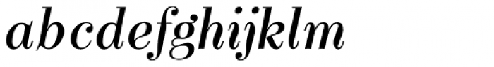 Narziss Text Medium Italic Font LOWERCASE