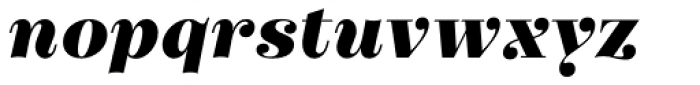 Narziss Text UltraBold Italic Font LOWERCASE
