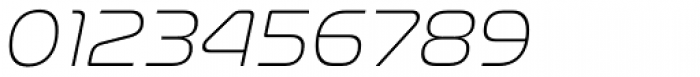 Nasalization ExtraLight Italic Font OTHER CHARS