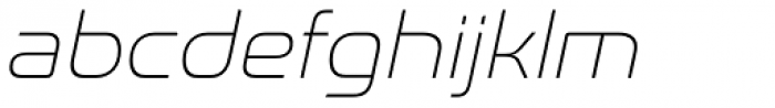 Nasalization ExtraLight Italic Font LOWERCASE