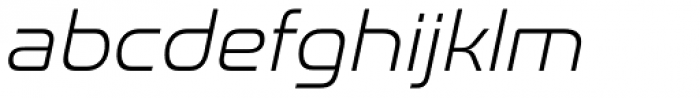 Nasalization Light Italic Font LOWERCASE