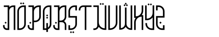 Nashir Nectar Regular Font UPPERCASE