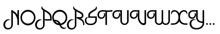 Nashira Font UPPERCASE