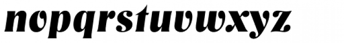 Nashville EF Bold Italic Font LOWERCASE