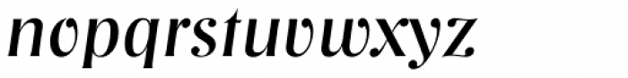Nashville EF Italic Font LOWERCASE