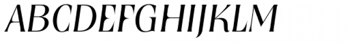 Nashville EF Light Italic Font UPPERCASE