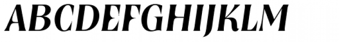 Nashville EF Medium Italic Font UPPERCASE