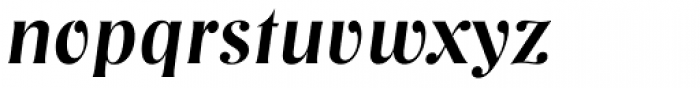 Nashville EF Medium Italic Font LOWERCASE