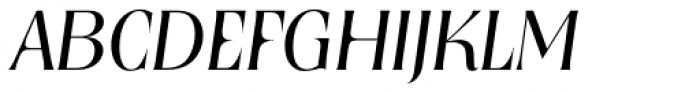 Nashville Serial Light Italic Font UPPERCASE