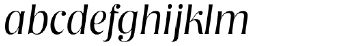 Nashville Serial Light Italic Font LOWERCASE