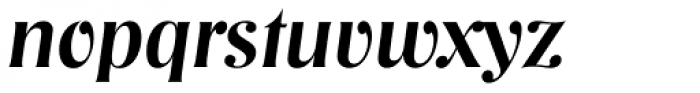 Nashville Serial Medium Italic Font LOWERCASE
