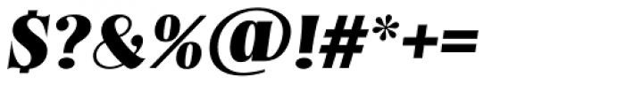 Nashville TS Bold Italic Font OTHER CHARS