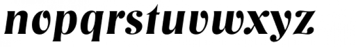 Nashville TS DemiBold Italic Font LOWERCASE