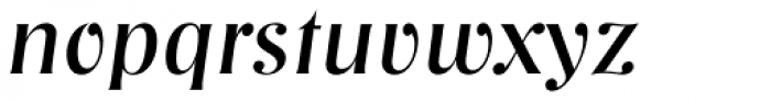 Nashville TS Italic Font LOWERCASE