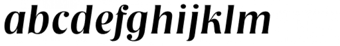 Nashville TS Medium Italic Font LOWERCASE