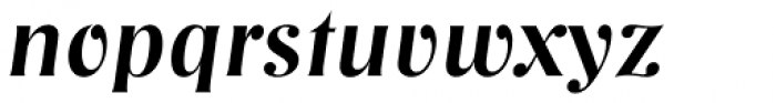 Nashville TS Medium Italic Font LOWERCASE