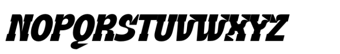 Naska Rumbe  Italic Font UPPERCASE