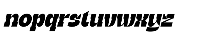 Naska Rumbe  Italic Font LOWERCASE