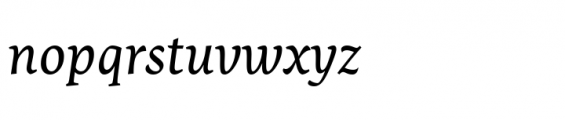 Nassim Latin Variable Italics Font LOWERCASE