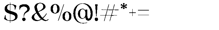 Nasterela Font OTHER CHARS