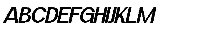 Nateen Display Slant Regular Font UPPERCASE