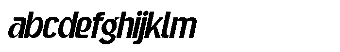 Nateen Display Slant Regular FONT