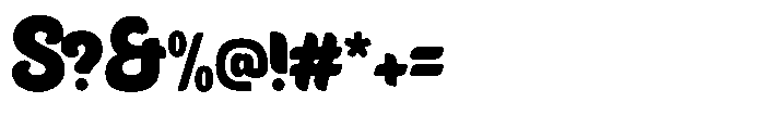 Natego Regular Font OTHER CHARS