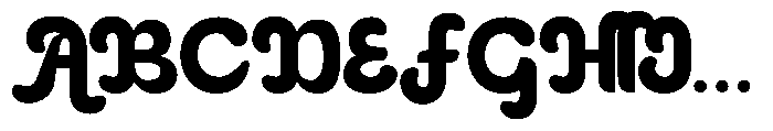 Natego Regular Font UPPERCASE