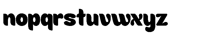 Natego Regular Font LOWERCASE