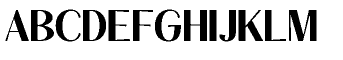 Natharie Bold Semi Condensed Font UPPERCASE