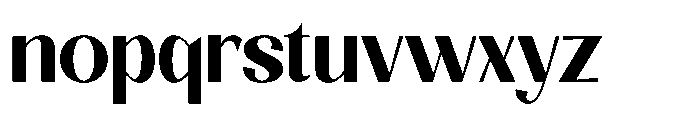 Natharie Bold Semi Condensed Font LOWERCASE