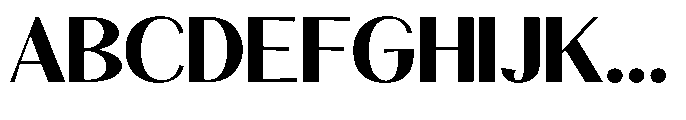 Natharie Bold Semi Expanded Font UPPERCASE